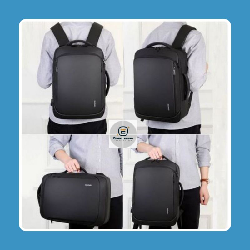 Ransel Pria denim Meinaili Tas Punggung Backpack Pria Fashion Big Size EMOEMO