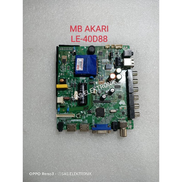 MB MOTHERBOARD MAINBOARD MESIN TV LED AKARI 40 INCH LE-40D88 LE40D88 TP.VST59S.PB801 TP.VST59S.PB813