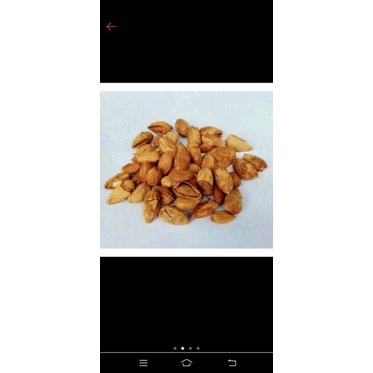 

kacang almond cangkang 250+1000 gram