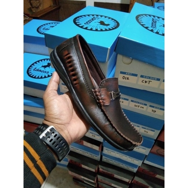 sepatu flat kulit asli berkualitas tinggi