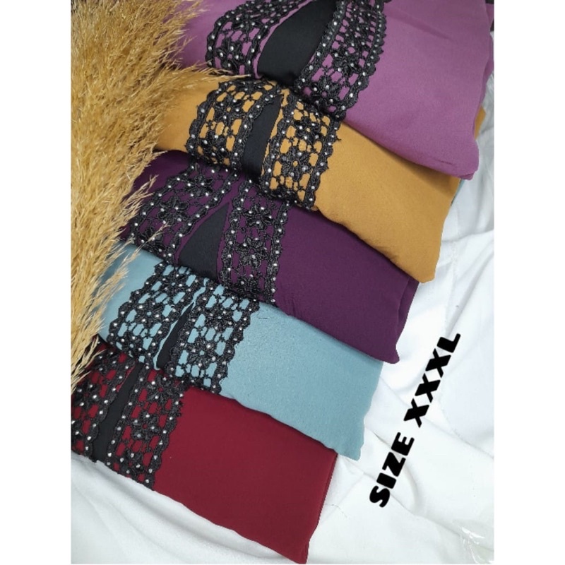 DRESS GAMIS ABAYA LATIFA ukuran XXXL JUMBO//BIG SIZE