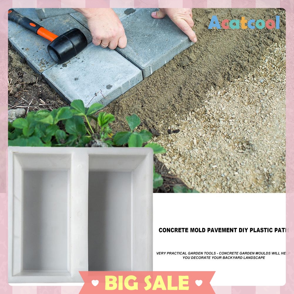 Plastic Garden Path Maker Paving Cement Mold Road Concrete Pavement Mold