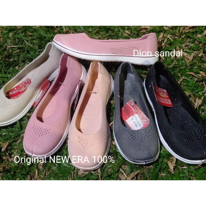 SEPATU KARET (Balet slip on) WANITA NEW ERA ORIGINAL (PVR)LB10054 Sepatu SANTAI