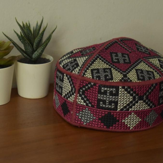 Peci pakistan ori impor bordir