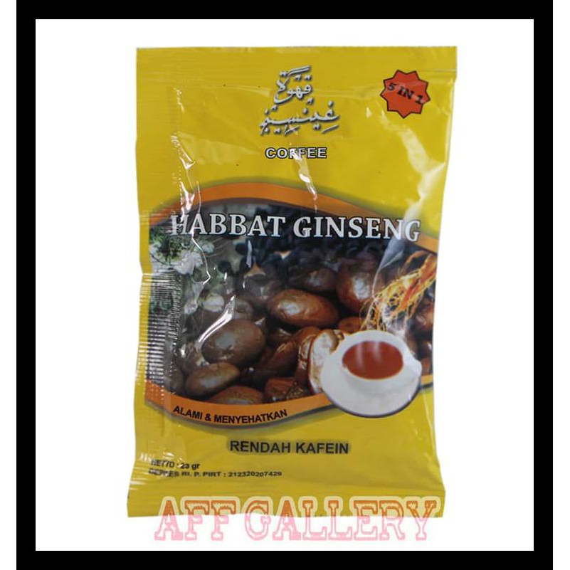 

Kopi Herbal - Habbat Ginseng Coffee 5 In 1 - Minuman Kesehatan Promo