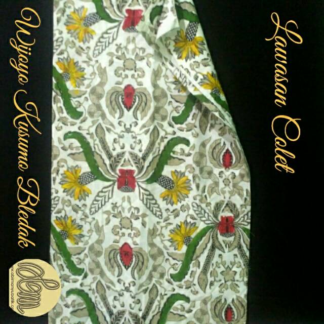 Kain batik lawasan Colet motif wijoyo kusumo