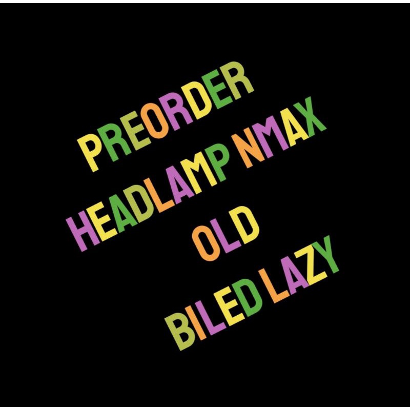 headlamp custom nmax old lazy sesuai permintaan customers