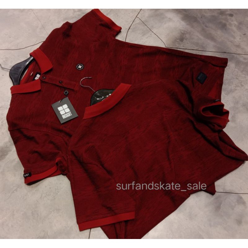 Kaos Polo Pria Insight Rivermaya Polo Red