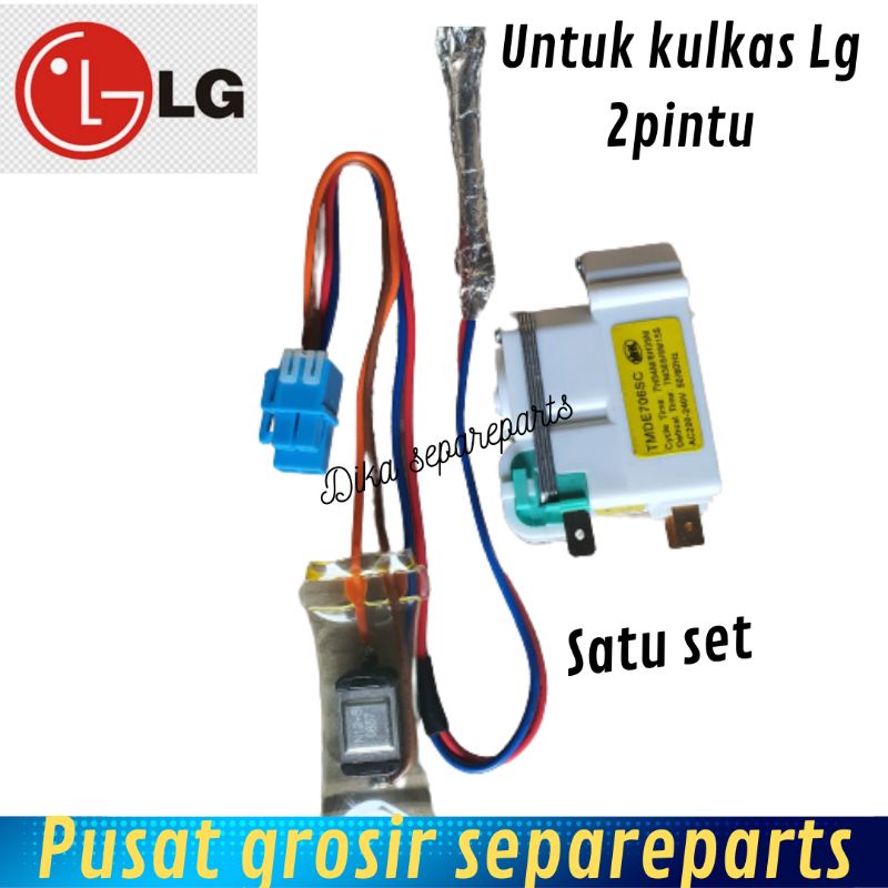 timer depros kulkas LG 2pintu satu set 706 1-3