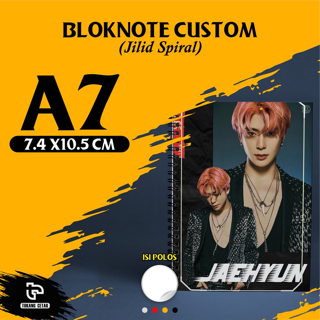 

Notes A7 Custom Jilid Spiral