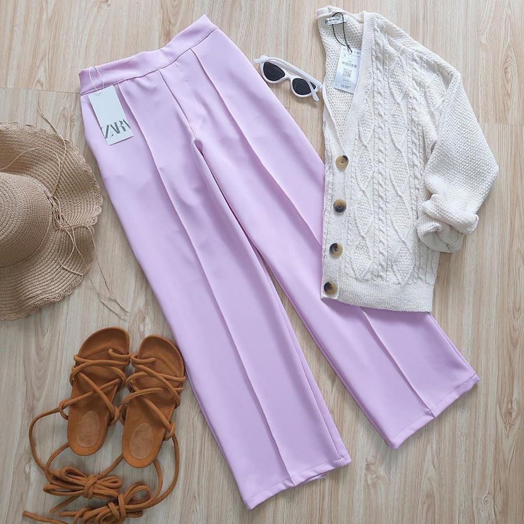 Helix Pants / pakaian wanita / Bawahan wanita / celana kulot / kulot scuba / celana terlaris