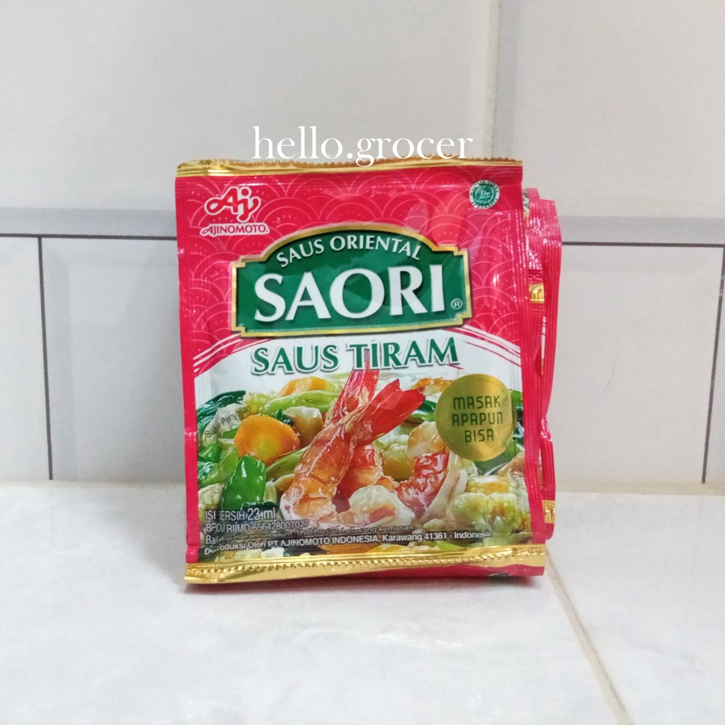 

[ECER] Saori Saus Tiram Sachet Saos Oriental Oyster Sauce 23ml