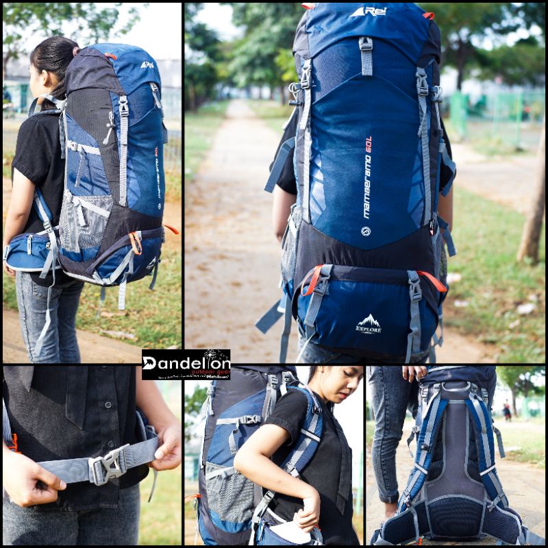 Tas Gunung Arei Mamberamo 60L+RC Tas Gunung carrier Mamberamo 60L+RC Original | Tas Gunung Arei Rame