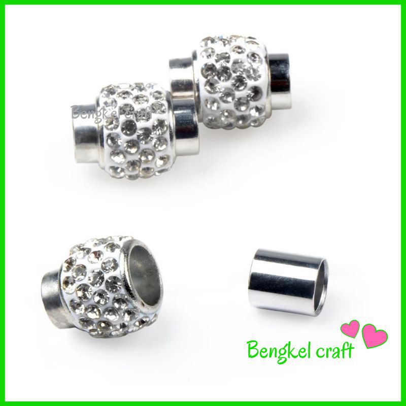 Pembatas gelang Kulit leather gelang emas magnetice