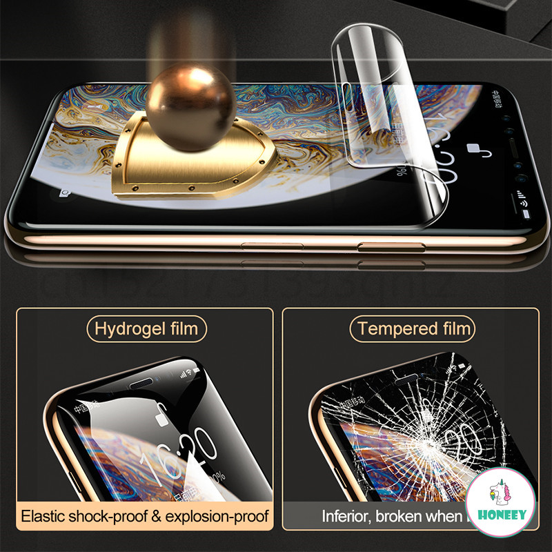 Hydrogel Film Screen Protector for IPhone 14 12 11 Pro X XS Max XR 6s 7 8 Plus Soft Flexible Protective Tempered Glass