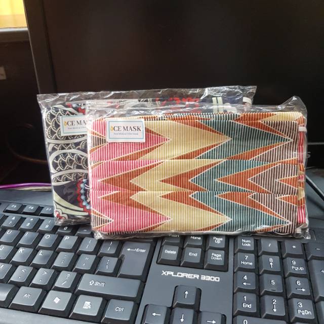 Masker kain batik solo(5 pcs)