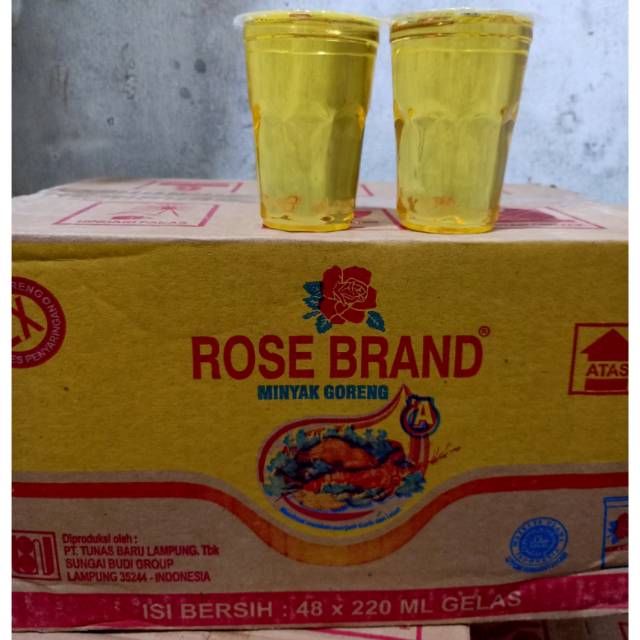 

Minyak rose brand gelas per dus isi 48 pcs