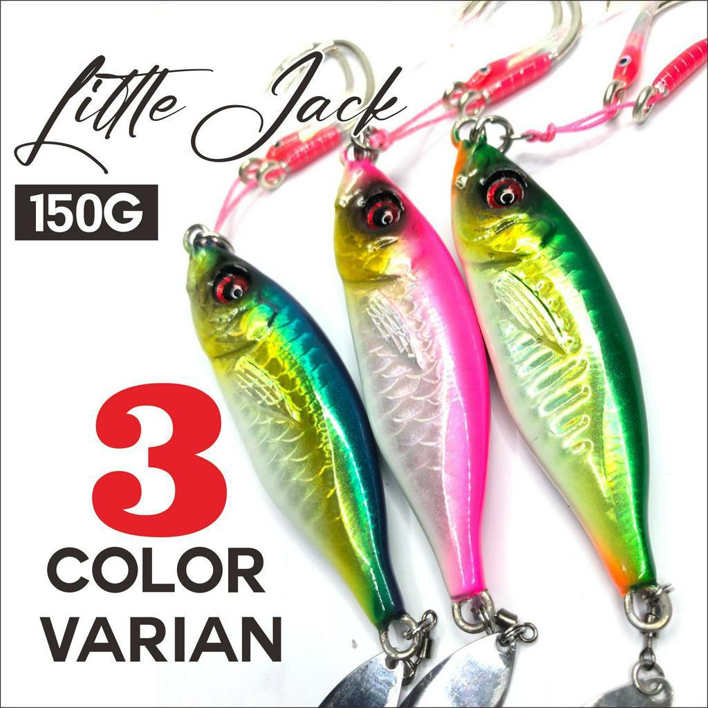 Metaljig little jack 150 gram umpan slow jigging