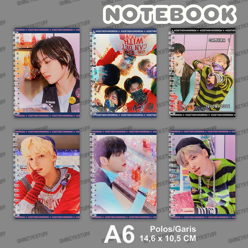 

Notebook KPOP TXT The Chaos Chapter- FIGHT OR ESCAPE (Escape ver.) Seri 1 Ukuran A6 (10.5x14.5cm) KPOP Merchandise