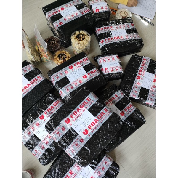 

Extra Packing bublewrap+ Doble kardus