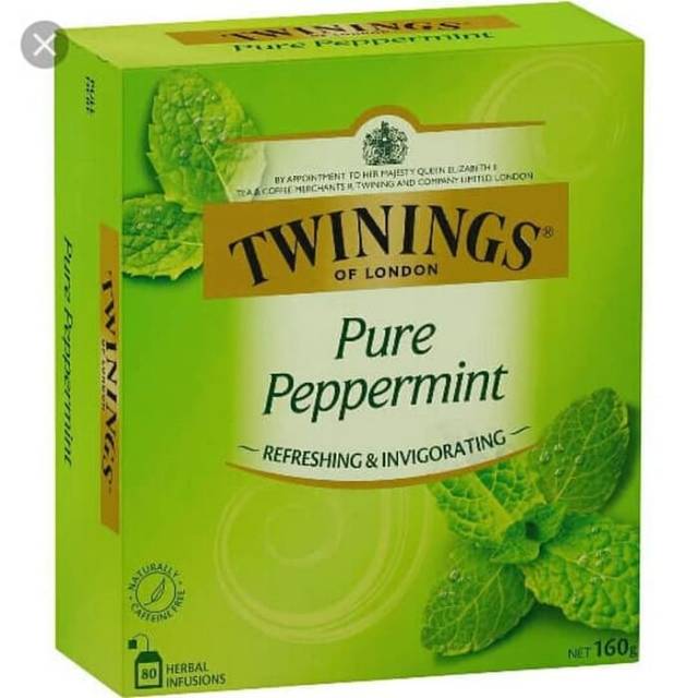 

Twinings pure peppermint 80pcs