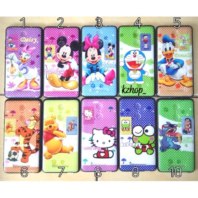 Softcase Xiaomi Redmi 3 / 4A / 5A Case Motif karakter casing lucu