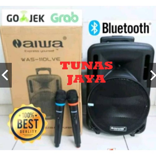 Speaker Portable Meeting Wireless N AIWA WAS 110 LVE/LVD - 10 in Bluetooth USB original