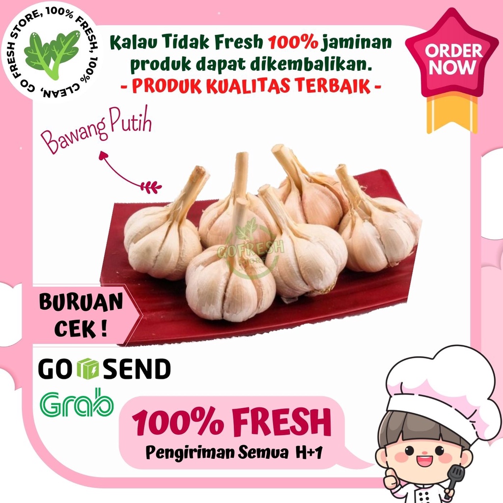 

BAWANG PUTIH KATING LOKAL MURAH 1 KG SAYURAN SEGAR BUMBU DAPUR
