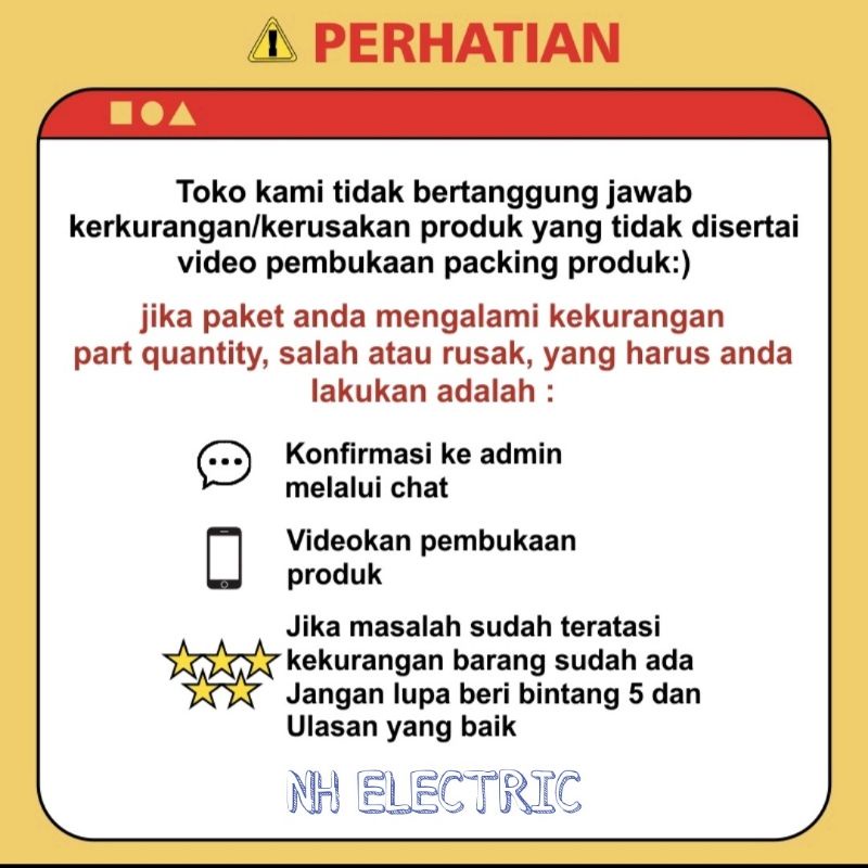 Kabel Eterna Nym Kawat Tembaga 3x1,5mm² Putih SNI- Kabel Listrik Kawat 3x1,5mm² White SNI (Harga Per Meter)