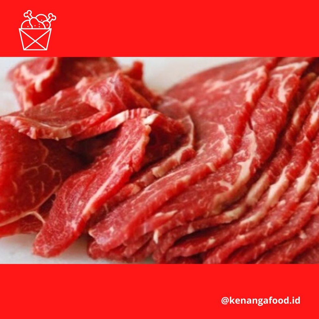 

Daging Slice Sukiyaki / Teriyaki (Premium) / Halal / 500gr shabu Murah
