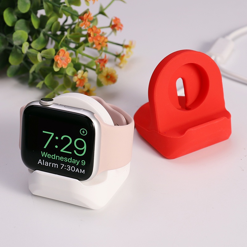 Charging Dock Bahan Silikon Untuk Apple watch Serie 7 6 5 4 3 21 SE