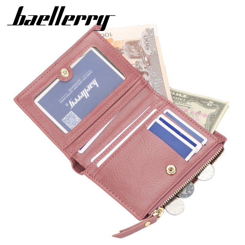 BAELLERRY 3528 Dompet Wanita Bahan Kulit PU Leather Premium WATCHKITE WKOS