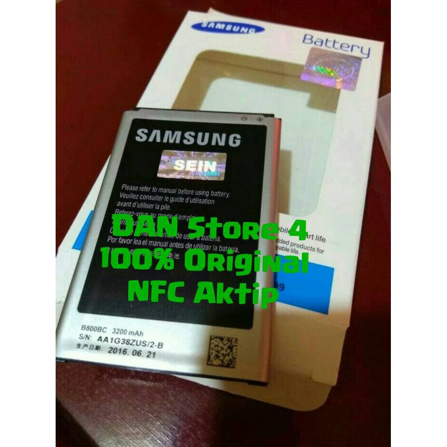 Original 100% Baterai Batre Batere Samsung Galaxy Note 3 / Note3
