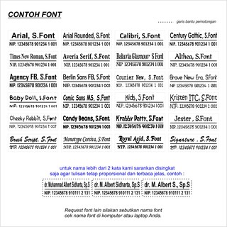 Stempel Nama Mini 10x28mm Stamp World Kartun Lucu Dokter