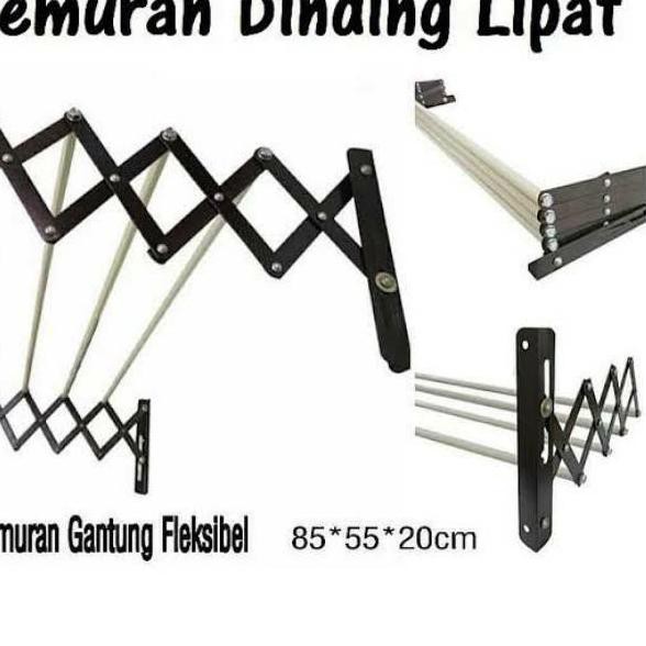 New Update ! JEMURAN DINDING LIPAT FLEKSIBEL JEMURAN PORTABLE SUDUT JEMURAN TEMBOK