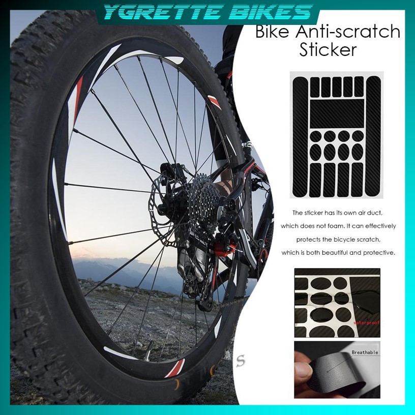 YGRETTE - Stiker Sticker pelindung Frame Sepeda Bike Protective Film Anti Scratch Resistant