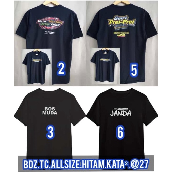 COD kaos atasan kata kata unik lucu kekinian