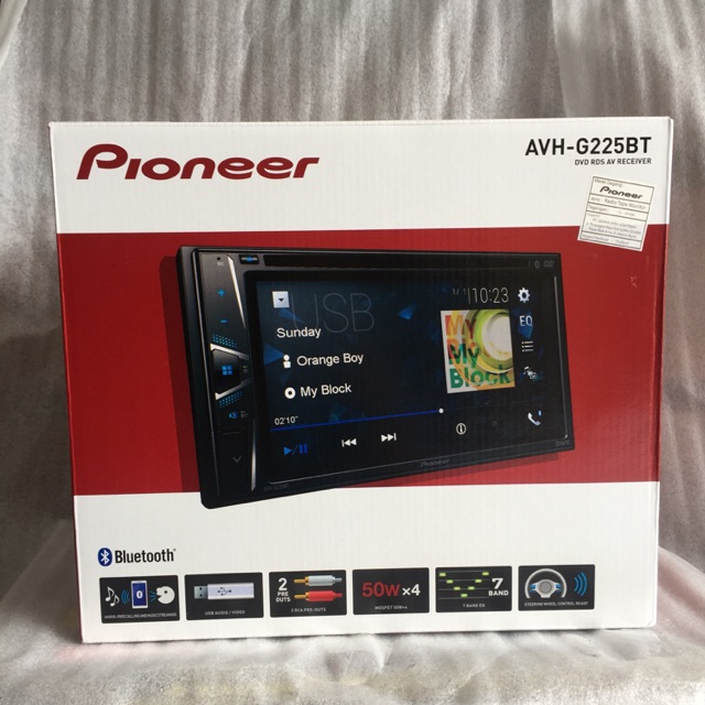 Tv double din Pioneer AVH-G225 BT headunit mobil tape mobil