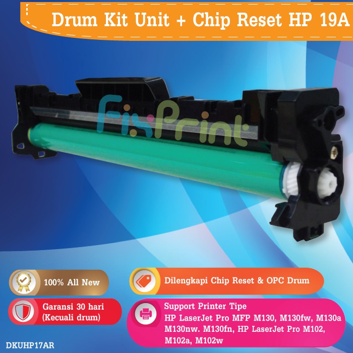 Drum Kit Unit Plus Chip HP 19A CF219A 17a CF271A Laserjet M102 M102A M130a M130fw Compatible