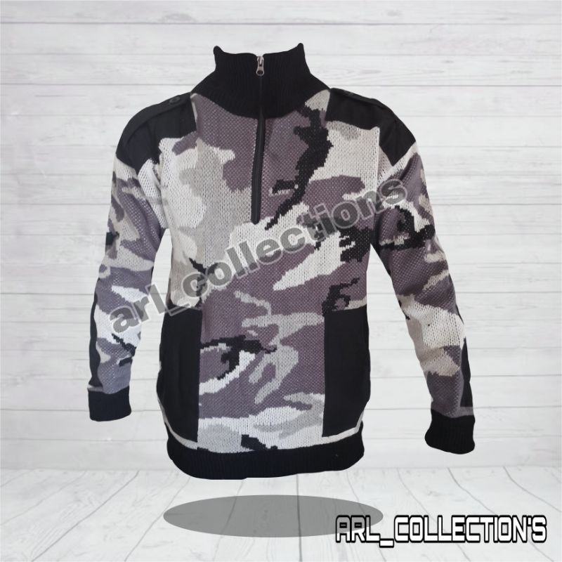 SWEATER LORENG SALJU/JAKET SWETER RAJUT LORENG ARMY