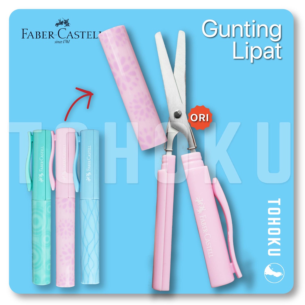 

Gunting Anak dan Dewasa - Faber Castell Foldable Scissor