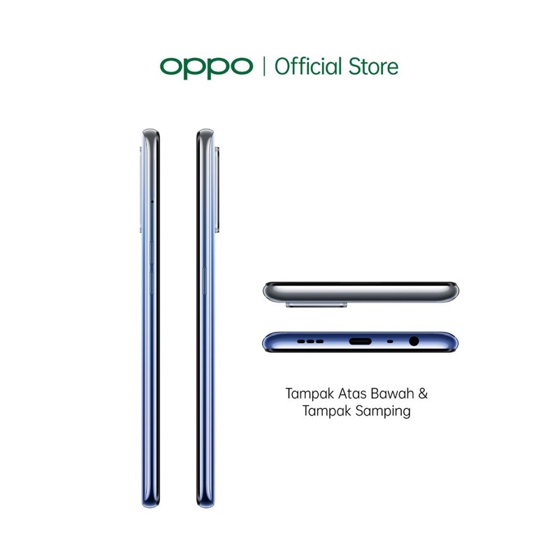 OPPO A74 6GB/128GB [5000mAh, 48MP AI Triple Camera, Punch Hole AMOLED FHD+ Screen, 33W Flash Charge]