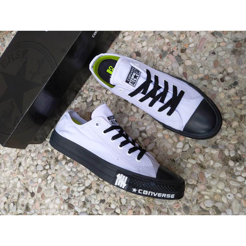 Converse Chuck Taylor CT Undefeated All Star Putih Low Converse Full White Low