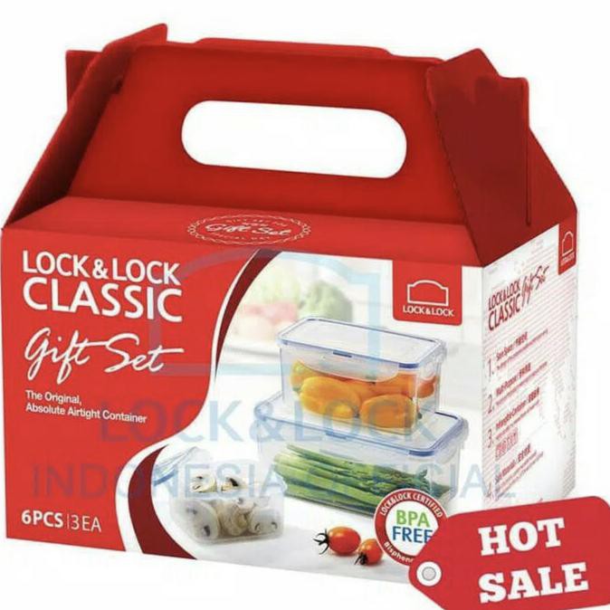 Lock n Lock Gift Set Classic Special 3 pcs Stok Terbatas