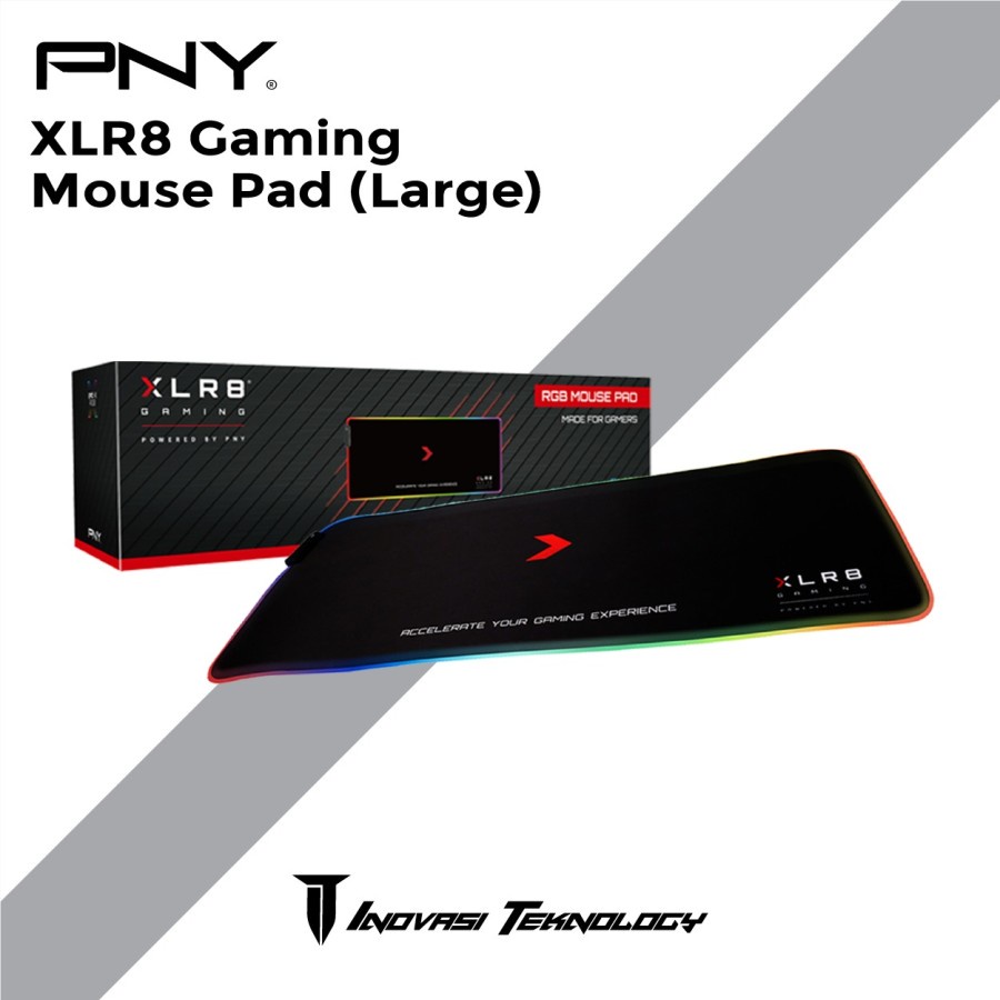 PNY XLR8 GAMING MOUSE PAD (700x300x3MM) - PNY MousePad Gaming RGB