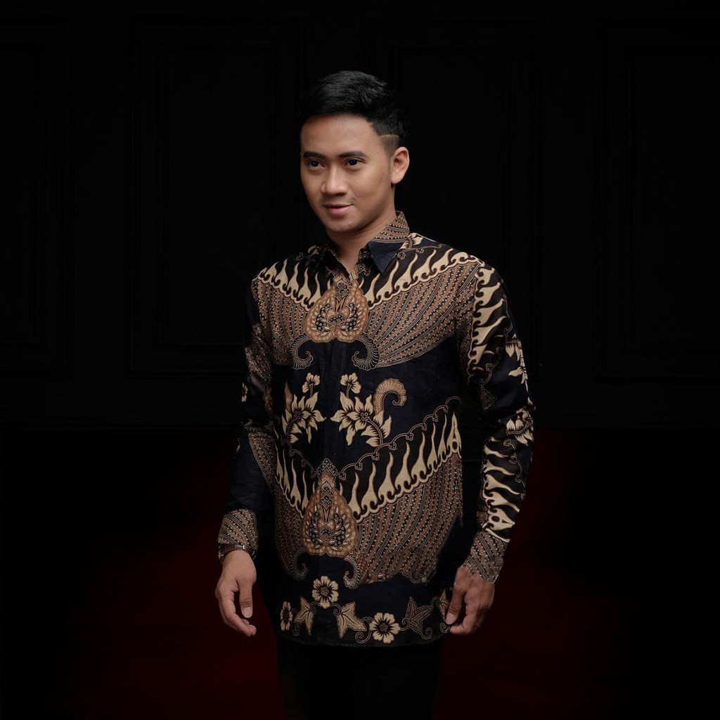 Batik Pria Lengan Panjang Seragam Batik Kerja Batik Slimfit Pria