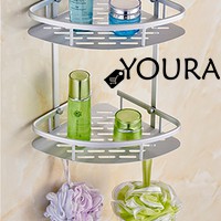 Rak kamar mandi / rak toilet / rak sudut / rak sudut kamar mandi / rak dinding sudut