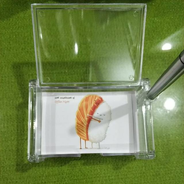 

Tempat Pena dan Kartu Nama Akrilik / Card Holder Acrylic