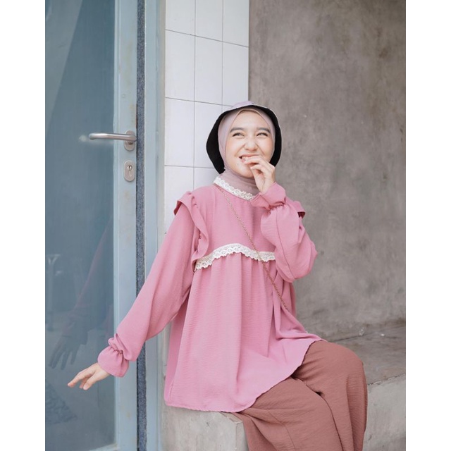 ASHITA BLOUSE - KOREAN STYLE - ATASAN WANITA - BLOUSE WANITA