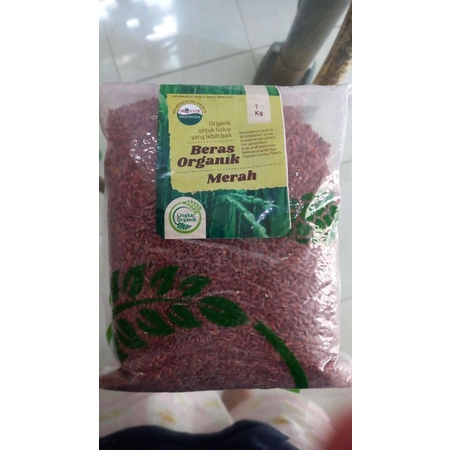 

Beras merah organik 1kg Lingkar Organik